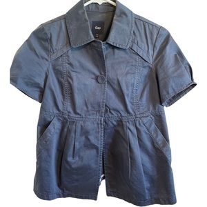 Short sleeve cotton jacket